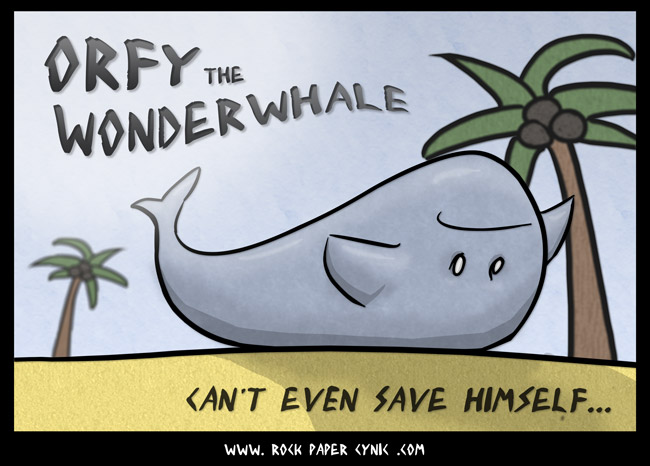 even when a whale has superpowers, there isn't a lot it can do