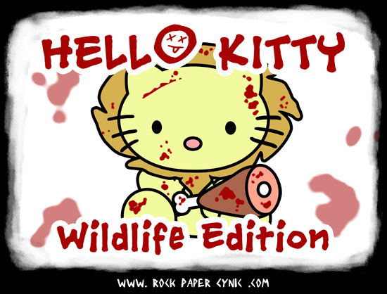 Hello Kitty releases a blood-soaked HELLO LION wilflife edition