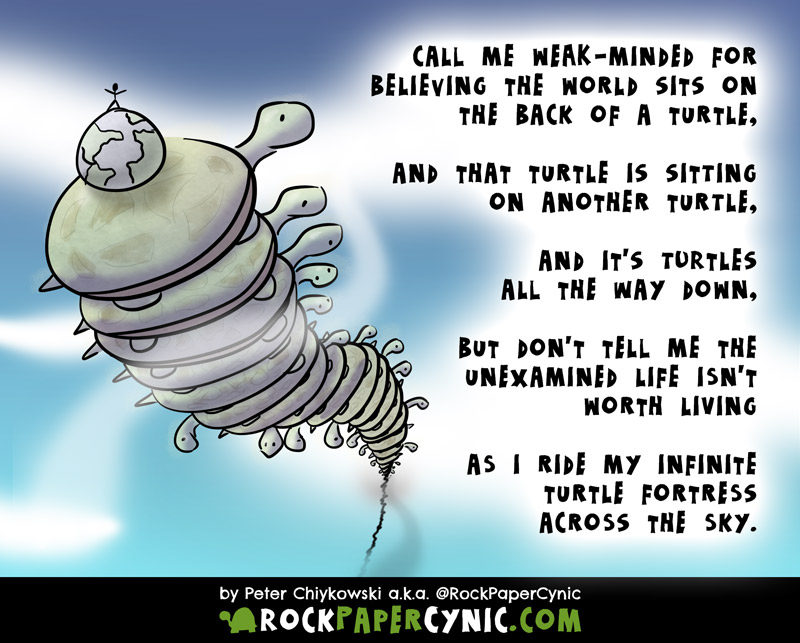 Why The Unexamined Life Is Worth Living Because Of Turtles A Rock 