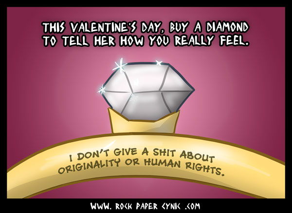 tell her how really feel with a Valentine's Day diamond