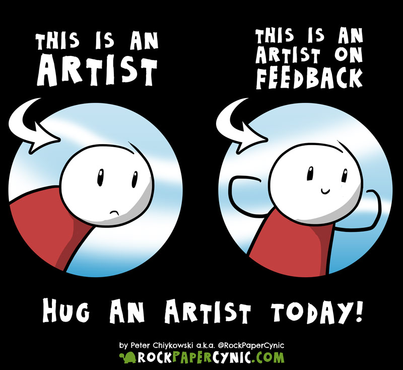 we give you a darn good reason to hug artists