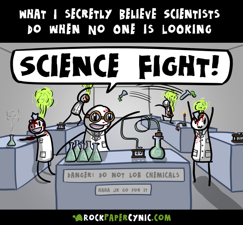 we get a look into the devious mind of the creature known as the scientist