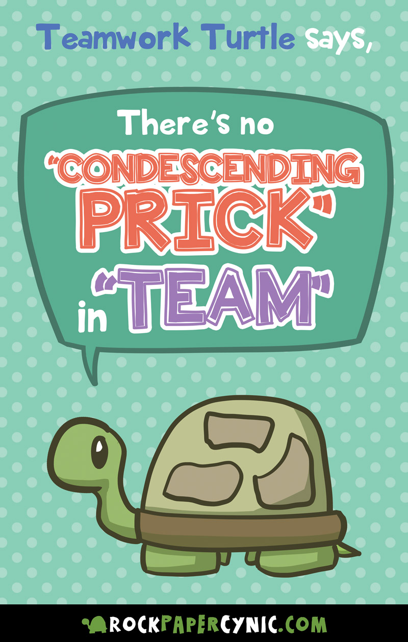 a little turtle named Timmy shares the hard truth about working in teams