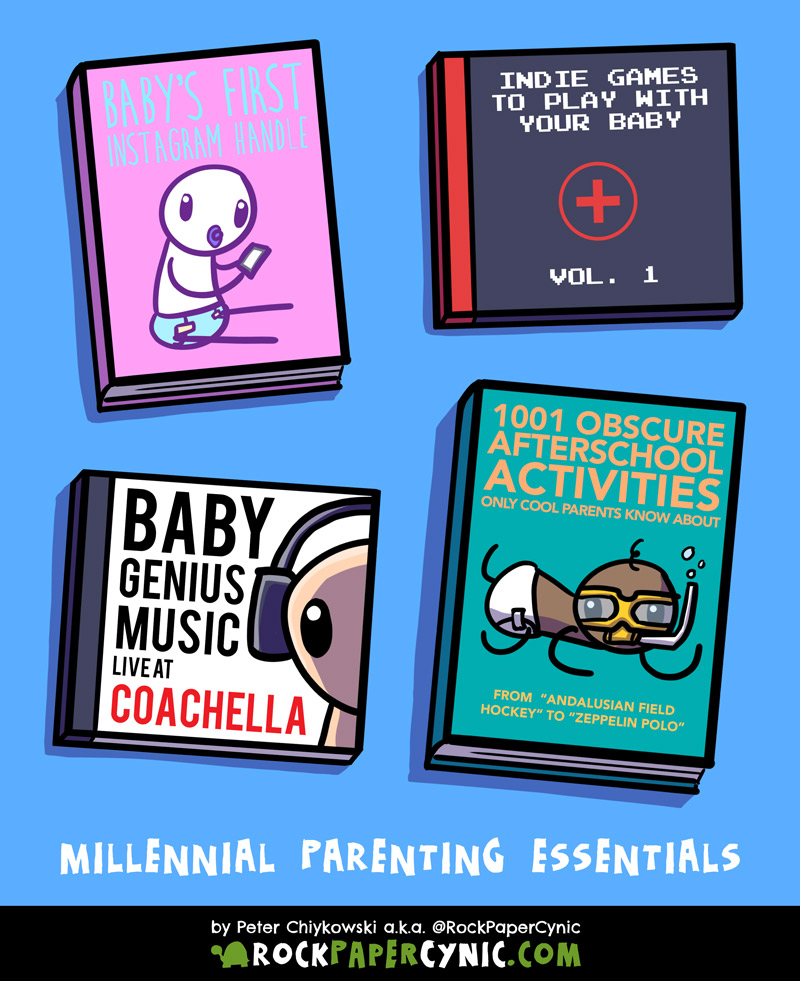 we take a look at some of the books and media designed to help millennials raise their kids