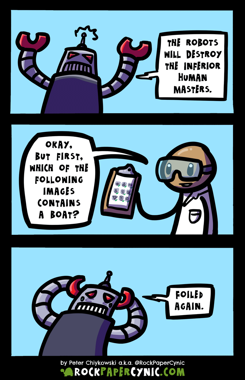 scientists use humanity's secret weapon to quell the robot uprising