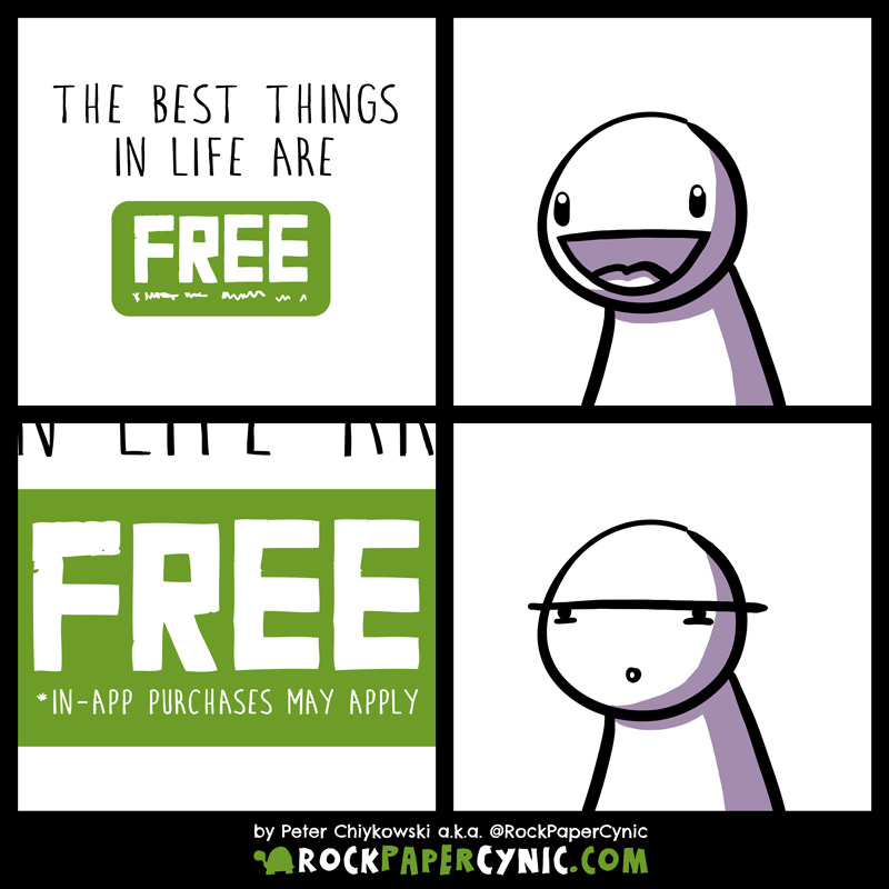 we examine the age-old maxim 'The  best things in life are free'