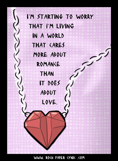 romance and love turn out not to be the same thing