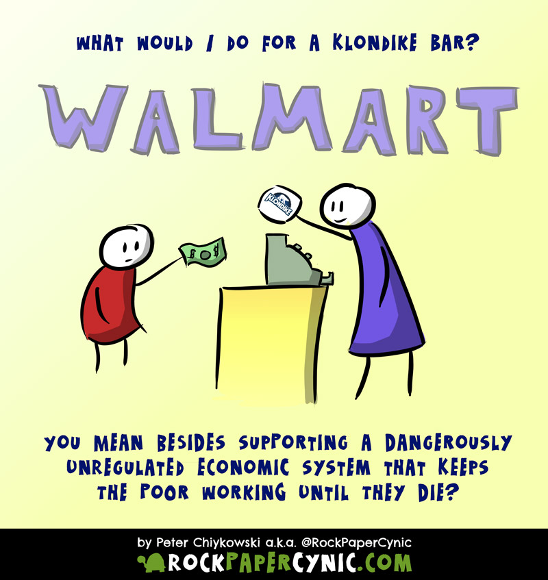 What You Actually Are Doing for a Klondike Bar engage in Capitalism isn't good enough of an answer, apparently
