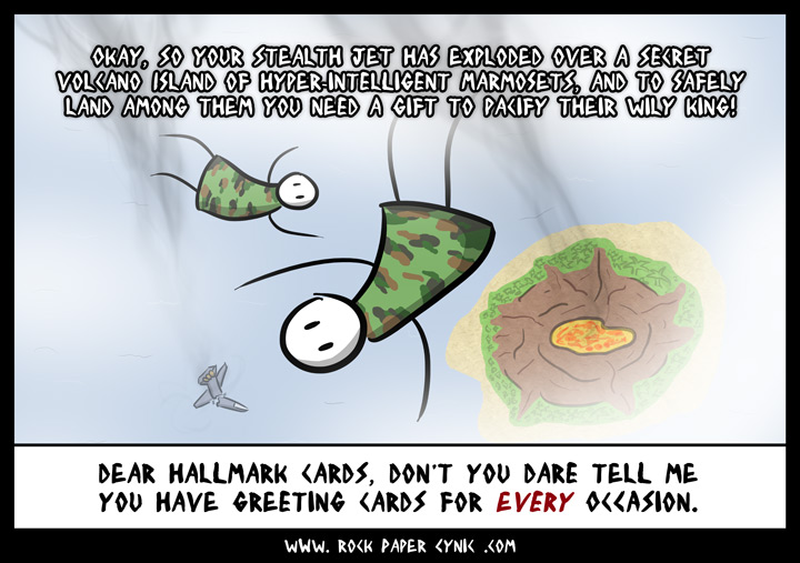 Hallmark makes unimaginative and unqualified claims about its greeting cards