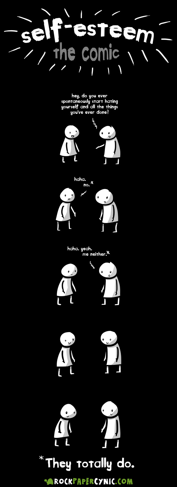 self-esteem in action!