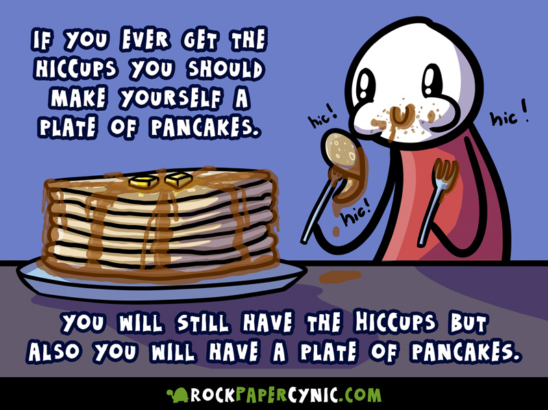 a surefire way to deal with your next bout of hiccups--is it a cure? maybe... maybe not...