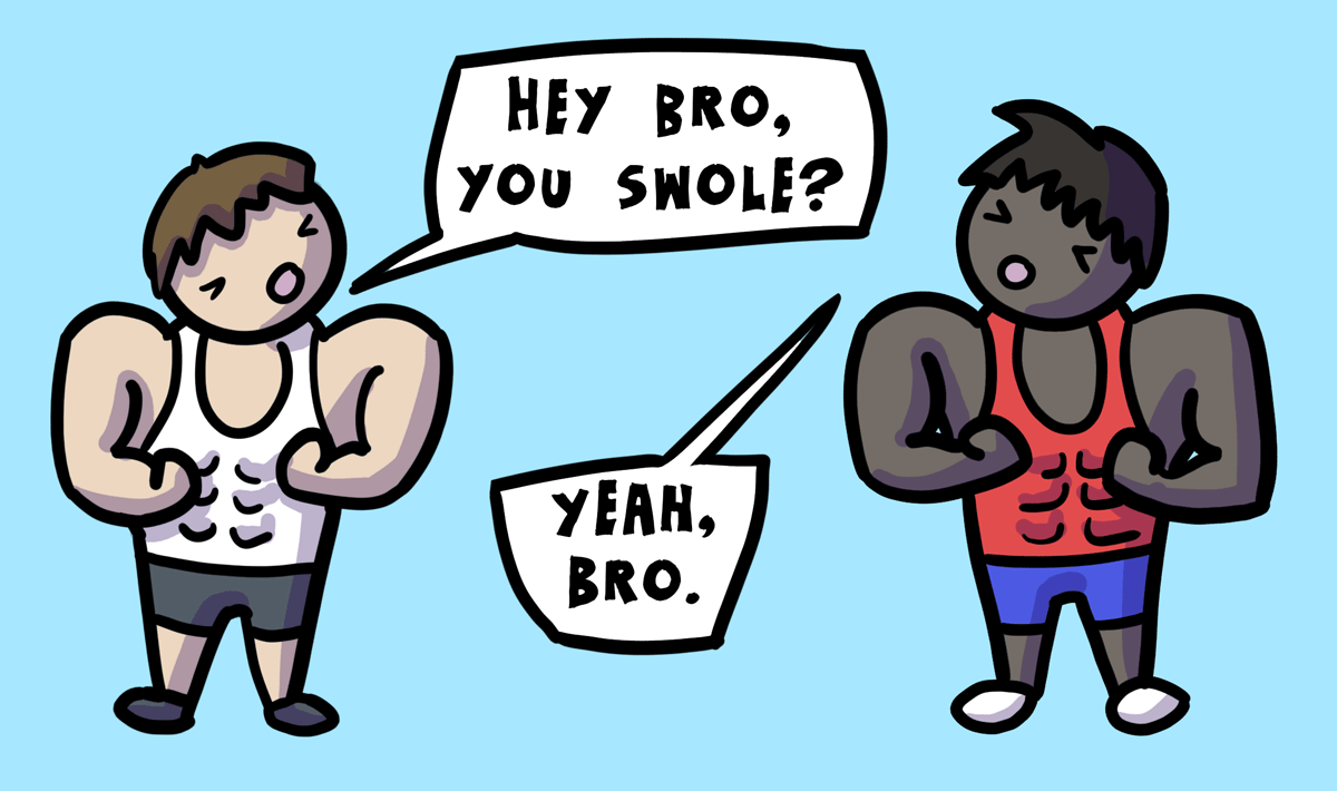 When Someone Uses The Word swole Just Imagine This Scenario A Rock 