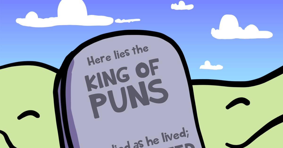 The rise and fall of the King of Puns a Rock Paper Cynic comic